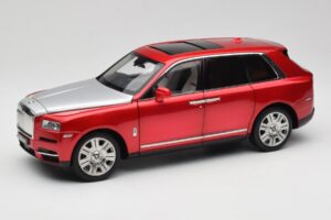 Rolls-Royce Cullinan Rosso Con Shadow Wheels OEM 1:18 028-18A Pressofusione