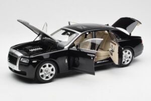 Rolls-Royce Ghost Nero & Argento Kyosho 1:18 008802BKS2 Pressofusione — immagine 2 di 8