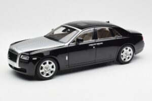 Rolls-Royce Ghost Nero & Argento Kyosho 1:18 008802BKS2 Pressofusione