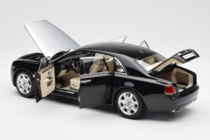 Rolls-Royce Ghost Nero & Argento Kyosho 1:18 008802BKS2 Pressofusione — immagine 5 di 8