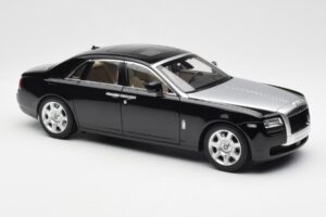 Rolls-Royce Ghost Nero & Argento Kyosho 1:18 008802BKS2 Pressofusione — immagine 6 di 8