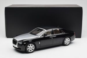 Rolls-Royce Ghost Nero & Argento Kyosho 1:18 008802BKS2 Pressofusione — immagine 8 di 8
