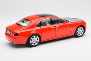 Rolls-Royce Ghost Rosso & Argento Kyosho 1:18 008802RS Pressofusione — immagine 3 di 8