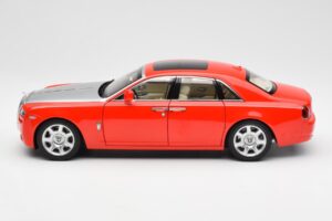 Rolls-Royce Ghost Rosso & Argento Kyosho 1:18 008802RS Pressofusione — immagine 4 di 8