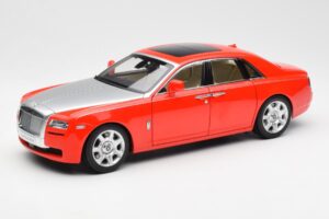 Rolls-Royce Ghost Rosso & Argento Kyosho 1:18 008802RS Pressofusione