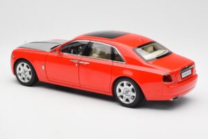 Rolls-Royce Ghost Rosso & Argento Kyosho 1:18 008802RS Pressofusione — immagine 7 di 8