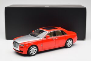 Rolls-Royce Ghost Rosso & Argento Kyosho 1:18 008802RS Pressofusione — immagine 8 di 8
