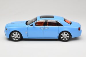 Rolls-Royce Ghost Series I Blu Chiaro Kyosho 1:18 08802LB Pressofusione — immagine 4 di 8