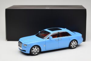 Rolls-Royce Ghost Series I Blu Chiaro Kyosho 1:18 08802LB Pressofusione — immagine 8 di 8