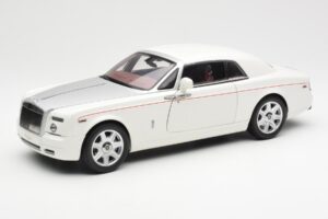 Rolls-Royce Phantom Coupe English Bianco Argento Kyosho 1:18 08861EW Pressofusione