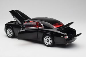Rolls-Royce Phantom Coupe Diamond Nero Kyosho 1:18 08862DBK Pressofusione — immagine 5 di 8