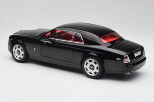 Rolls-Royce Phantom Coupe Diamond Nero Kyosho 1:18 08862DBK Pressofusione — immagine 7 di 8