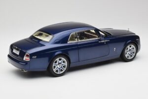 Rolls-Royce Phantom Coupe Metropolitan Blu Kyosho 1:18 08862BLM Pressofusione — immagine 3 di 8