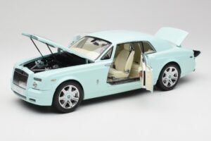 Rolls-Royce Phantom Coupe Turchese Blu Kyosho 1:18 08862TBL Pressofusione — immagine 2 di 8