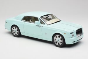 Rolls-Royce Phantom Coupe Turchese Blu Kyosho 1:18 08862TBL Pressofusione — immagine 6 di 8