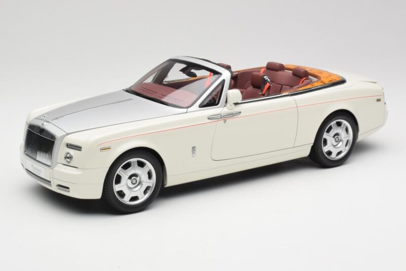 Rolls-Royce Phantom Drophead Coupe English Bianco Kyosho 1:18 08871EW2 Pressofusione