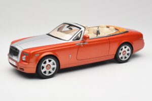 Rolls-Royce Phantom Drophead Coupe Mandarin Arancione Kyosho 1:18 08871P Pressofusione