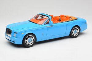 Rolls-Royce Phantom Drophead Coupe Powder Blu Kyosho 1:18 08871BL Pressofusione