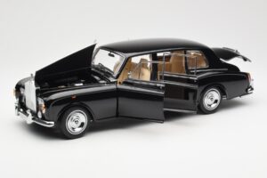 Rolls-Royce Phantom VI EWB Nero Kyosho 1:18 08905BK Pressofusione — immagine 2 di 8