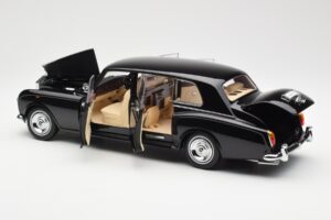 Rolls-Royce Phantom VI EWB Nero Kyosho 1:18 08905BK Pressofusione — immagine 5 di 8
