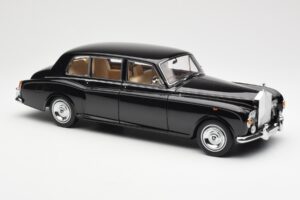 Rolls-Royce Phantom VI EWB Nero Kyosho 1:18 08905BK Pressofusione — immagine 6 di 8