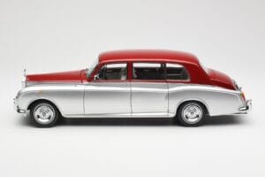 Rolls-Royce Phantom VI Argento Rosso Kyosho 1:18 08905SR Pressofusione — immagine 4 di 8