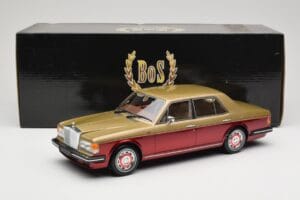 Rolls-Royce Silver Spirit Beige Rosso BoS Models 1:18 BOS061 Resina — immagine 6 di 6