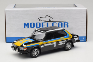 Saab 99 EMS #4 S. Blomqvist / H. Sylvan Rally Sweden Winner 1977 MCG 1:18 MCG18826R Pressofusione — immagine 6 di 6