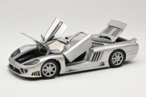 Saleen S7 Argento Welly 1:18 23124646-M20 Pressofusione — immagine 2 di 8