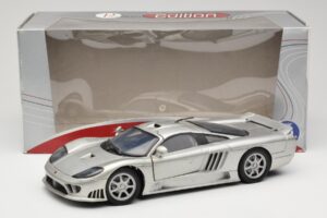 Saleen S7 Argento Welly 1:18 23124646-M20 Pressofusione — immagine 8 di 8