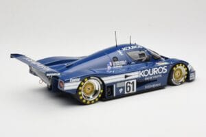 Sauber Mercedes C9 Kouros Racing #61 M. Thackwell / H. Pescarolo 24 Hours of Le Mans 1987 Minichamps 1:18 155873561 Pressofus — immagine 2 di 6