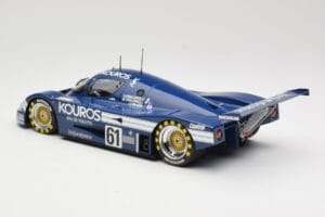 Sauber Mercedes C9 Kouros Racing #61 M. Thackwell / H. Pescarolo 24 Hours of Le Mans 1987 Minichamps 1:18 155873561 Pressofus — immagine 5 di 6