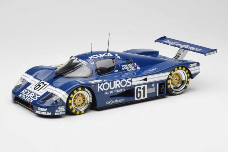 Sauber Mercedes C9 Kouros Racing #61 M. Thackwell / H. Pescarolo 24 Hours of Le Mans 1987 Minichamps 1:18 155873561 Pressofus