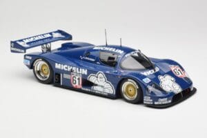 Sauber Mercedes C9 Michelin #61 J-L. Schlesser Winner ADAC Supersprint 1987 Minichamps 1:18 155873581 Pressofusione — immagine 4 di 6
