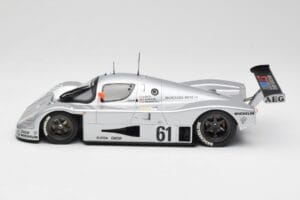 Sauber Mercedes C9 #61 M. Baldi / K. Acheson / G. Brancatelli 2nd Place 24 Hours of Le Mans 1989 Minichamps 1:18 155893561 Pr — immagine 3 di 6
