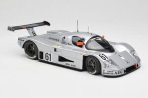 Sauber Mercedes C9 #61 M. Baldi / K. Acheson / G. Brancatelli 2nd Place 24 Hours of Le Mans 1989 Minichamps 1:18 155893561 Pr — immagine 4 di 6