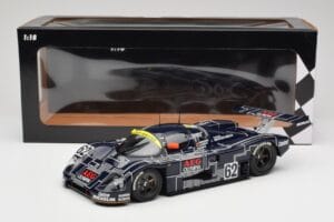 Sauber Mercedes C9 #62 K. Niedzwiedz / K. Acheson 24 Hours of Le Mans 1988 Minichamps 1:18 155883562 Pressofusione — immagine 6 di 6