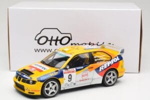 SEAT Cordoba WRC Evo 2 #9 H. Rovanpera / R. Pietilainen Rally San Remo 1999 Otto 1:18 OT483 Resina — immagine 6 di 6