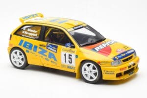 SEAT Ibiza Kit Car Evo 2 #15 H. Rovanpera / R. Pietilanen Rally Monte Carlo 1998 Otto 1:18 OT445 Resina — immagine 4 di 6