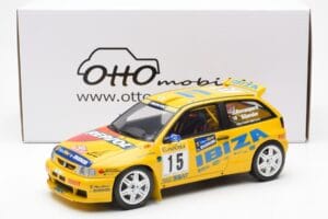SEAT Ibiza Kit Car Evo 2 #15 H. Rovanpera / R. Pietilanen Rally Monte Carlo 1998 Otto 1:18 OT445 Resina — immagine 6 di 6