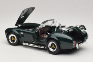 Shelby Cobra 427 S/C Verde Scuro Strisce Bianche Road Signature 1:18 92058-P1 Pressofusione — immagine 5 di 8