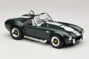 Shelby Cobra 427 S/C Verde Scuro Strisce Bianche Road Signature 1:18 92058-P1 Pressofusione — immagine 6 di 8