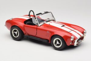 Shelby Cobra 427 S/C Guardsman Red ERTL 1:18 7369 Pressofusione — immagine 6 di 8