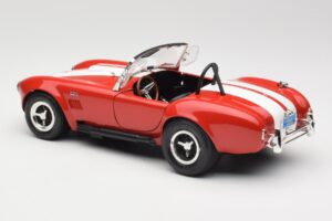 Shelby Cobra 427 S/C Guardsman Red ERTL 1:18 7369 Pressofusione — immagine 7 di 8