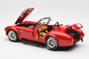 Shelby Cobra 427 S/C Rosso Kyosho 1:18 08047R Pressofusione — immagine 5 di 8