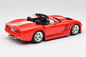 Shelby Series 1 Cabriolet Rosso Bburago 1:18 3353 Pressofusione — immagine 3 di 8