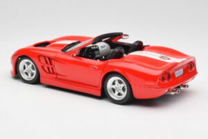 Shelby Series 1 Cabriolet Rosso Bburago 1:18 3353 Pressofusione — immagine 7 di 8