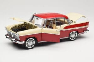 Simca Chambord Rosso & Avorio Norev 1:18 185721 Pressofusione — immagine 2 di 8