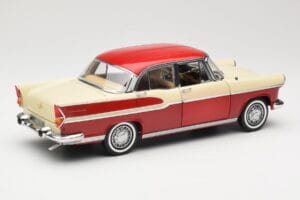 Simca Chambord Rosso & Avorio Norev 1:18 185721 Pressofusione — immagine 3 di 8