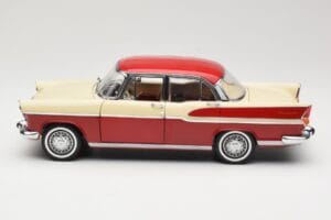 Simca Chambord Rosso & Avorio Norev 1:18 185721 Pressofusione — immagine 4 di 8